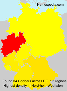 Surname Gobbers in Germany