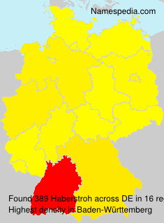 Surname Haberstroh in Germany