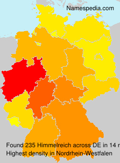 Surname Himmelreich in Germany