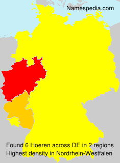 Surname Hoeren in Germany