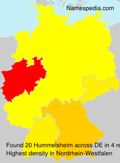 Surname Hummelsheim in Germany