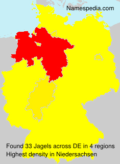 Surname Jagels in Germany