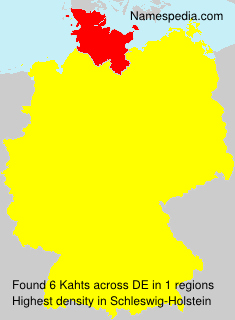 Surname Kahts in Germany