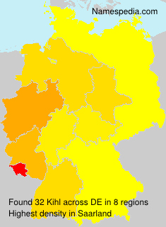 Surname Kihl in Germany