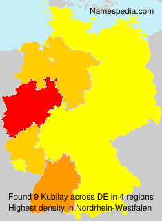 Surname Kubilay in Germany