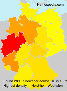 Surname Leineweber in Germany
