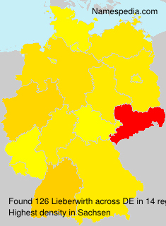 Surname Lieberwirth in Germany