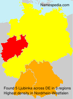 Surname Ljubinka in Germany