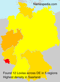 Surname Lovisa in Germany