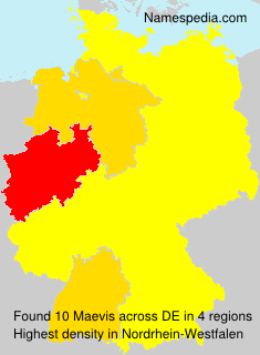 Surname Maevis in Germany