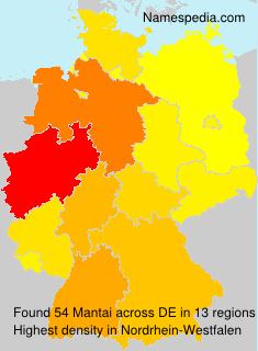 Surname Mantai in Germany