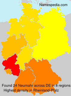 Surname Neumahr in Germany