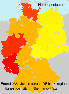 Surname Nickels in Germany