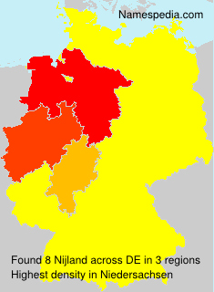 Surname Nijland in Germany