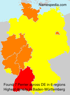 Surname Perrier in Germany