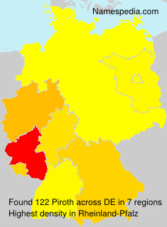 Surname Piroth in Germany