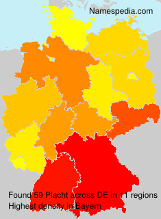 Surname Placht in Germany