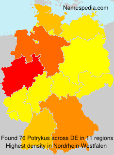 Surname Potrykus in Germany
