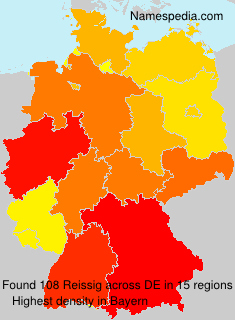 Surname Reissig in Germany