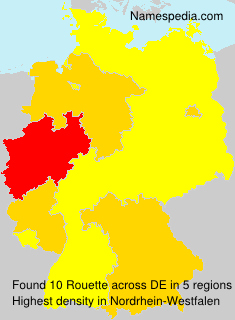 Surname Rouette in Germany
