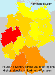 Surname Sartory in Germany