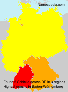 Surname Schlaile in Germany