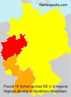 Surname Schori in Germany