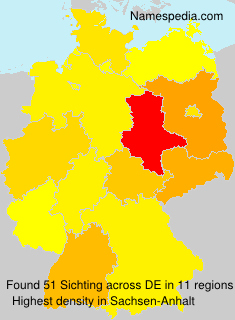 Surname Sichting in Germany