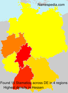 Surname Stamatiou in Germany