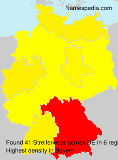 Surname Streifeneder in Germany