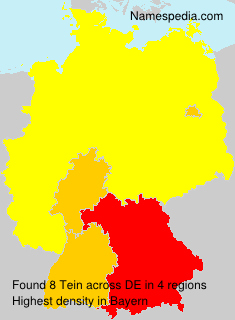 Surname Tein in Germany