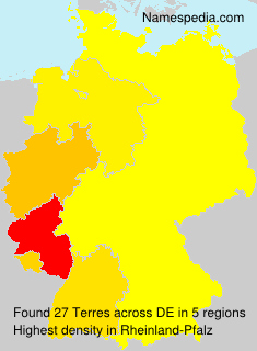 Surname Terres in Germany