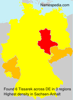 Surname Tissarek in Germany