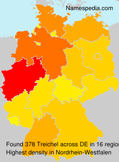 Surname Treichel in Germany