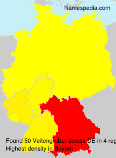 Surname Veitengruber in Germany