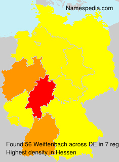 Surname Weiffenbach in Germany