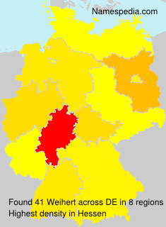 Surname Weihert in Germany