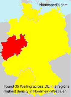 Surname Weiling in Germany