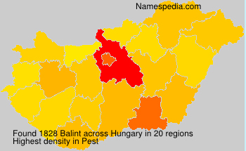 Surname Balint in Hungary