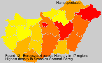 Surname Beregszaszi in Hungary