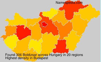 Surname Boldizsar in Hungary