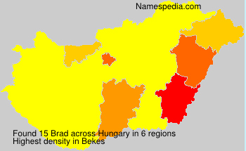 Surname Brad in Hungary