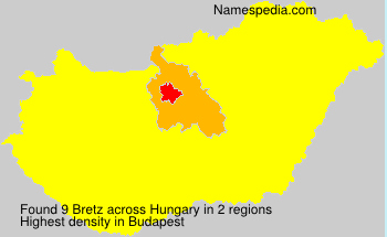 Surname Bretz in Hungary