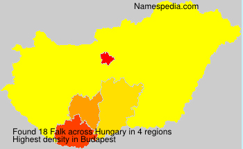 Surname Falk in Hungary