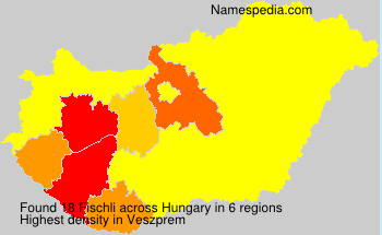 Surname Fischli in Hungary