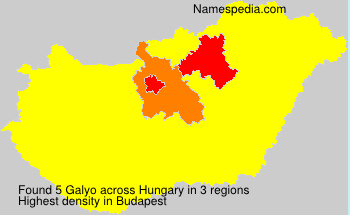 Surname Galyo in Hungary