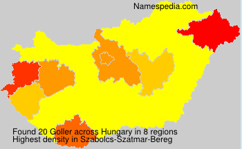 Surname Goller in Hungary