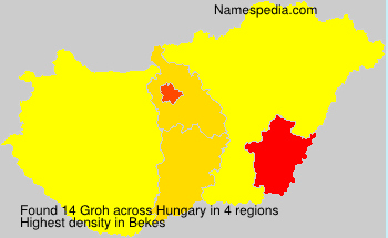 Surname Groh in Hungary