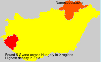 Surname Gyana in Hungary