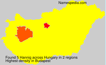 Surname Hannig in Hungary